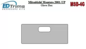Mitsubishi Pajero/Montero 2000-2006 glowe-box BD innenausstattung armaturendekor cockpit dekor