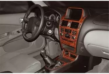 Nissan Almera 03-12.08 Mittelkonsole Armaturendekor Cockpit Dekor 15-Teilige - 1- Cockpit Dekor Innenraum