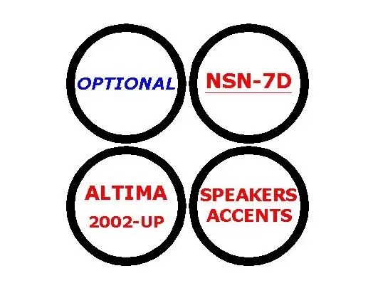 Nissan Altima 2002-2002 Optional Speakers Accents 4 Parts set BD innenausstattung armaturendekor cockpit dekor - 1- Cockpit Deko Nissan Altima 2002-2002 Optional Speakers Accents 4 Parts set BD innenausstattung armaturendekor cockpit dekor - 1- Cockpit Deko
