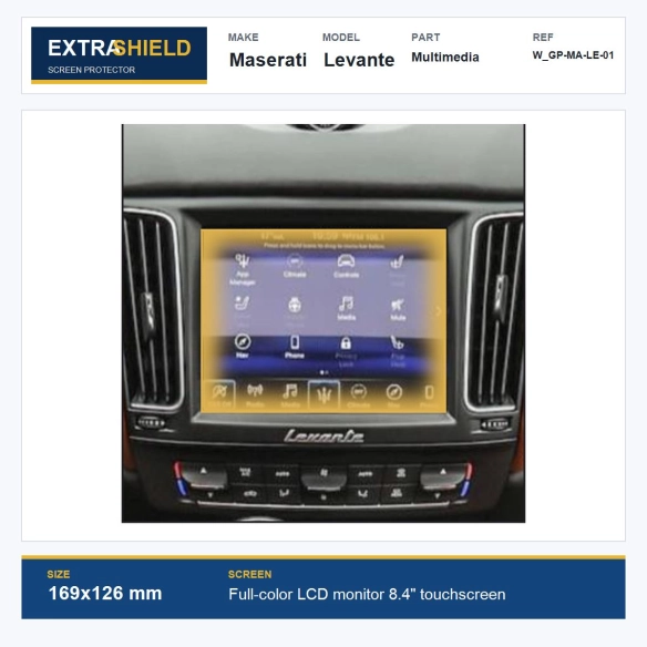 Maserati Levante Multimedia ExtraShield Screen Protector