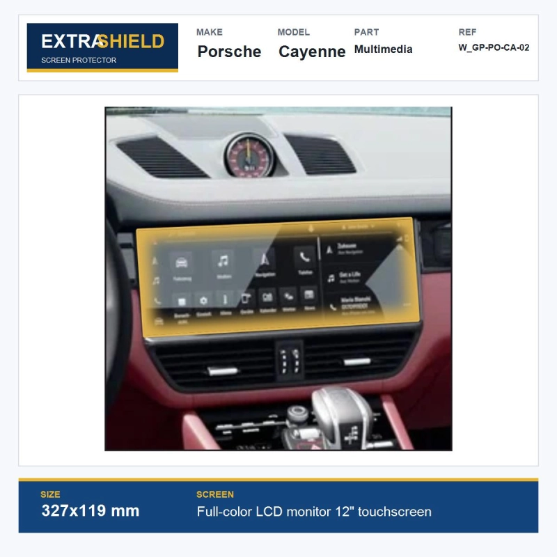Porsche Cayenne Multimedia ExtraShield Screen Protector