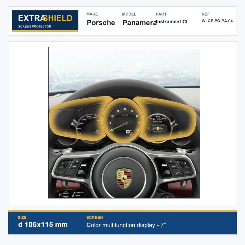 Porsche Panamera Instrument Cluster ExtraShield Screen Protector