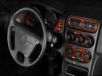 Alfa Romeo Spider GTV 1995 Mittelkonsole Armaturendekor Cockpit Dekor 18-Teilige - 1