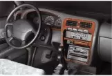 Nissan Navara D22 Pick-up 98-99 Mittelkonsole Armaturendekor Cockpit Dekor 7-Teilige
