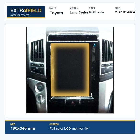 Toyota Land Cruiser Multimedia ExtraShield Screen Protector