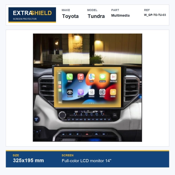 Toyota Tundra Multimedia ExtraShield Screen Protector