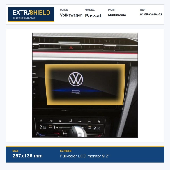 Volkswagen Passat Multimedia ExtraShield Screen Protector