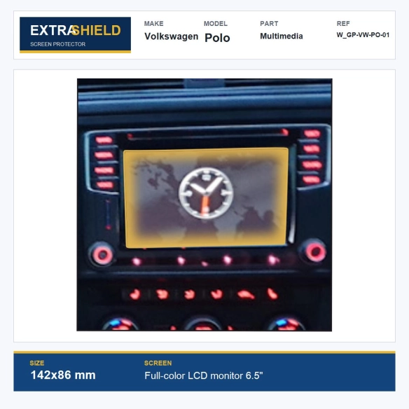 Volkswagen Polo Multimedia ExtraShield Screen Protector