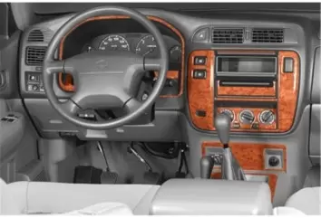 Nissan Patrol 02.00 - 06.04 Mittelkonsole Armaturendekor Cockpit Dekor 8 -Teile
