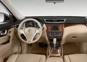 Nissan Qashqai 2013–2021 Mittelkonsole Armaturendekor Cockpit Dekor 45-Teile