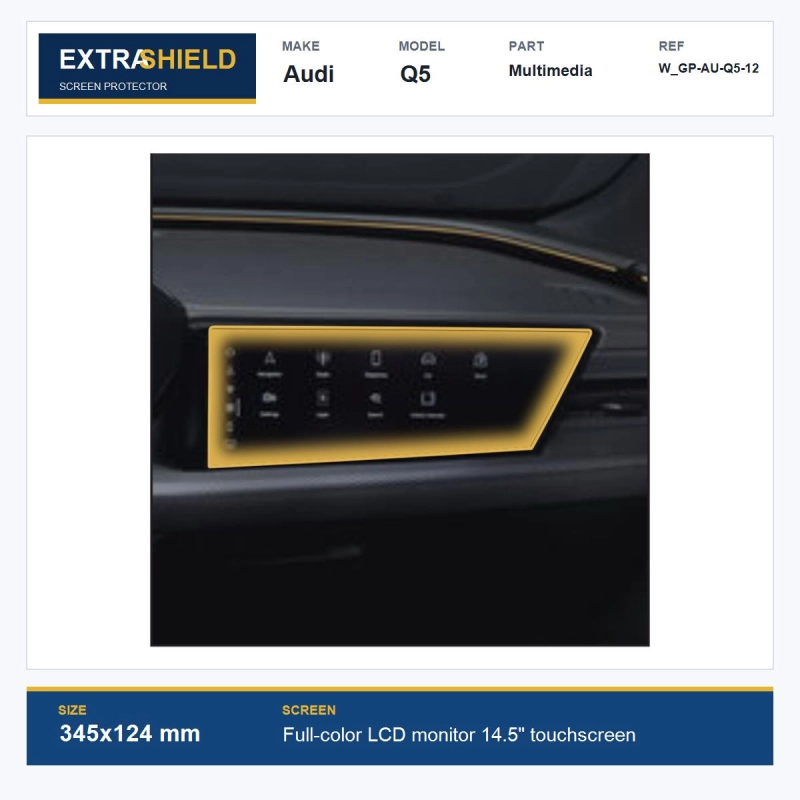 Audi Q5 Multimedia ExtraShield Screen Protector