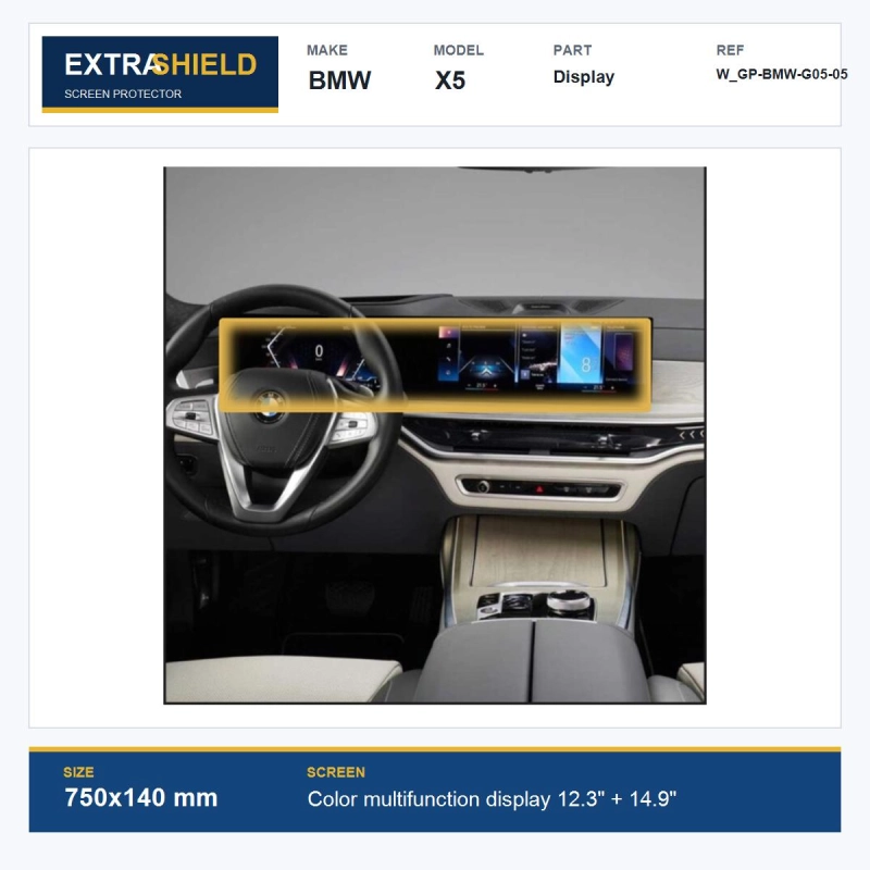 BMW X5 Display ExtraShield Screen Protector
