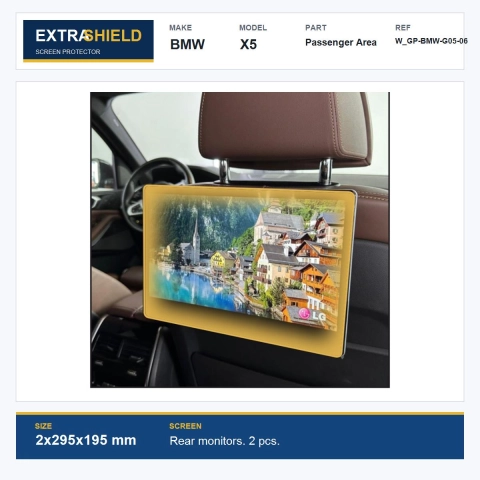BMW X5 Passenger Area ExtraShield Screen Protector