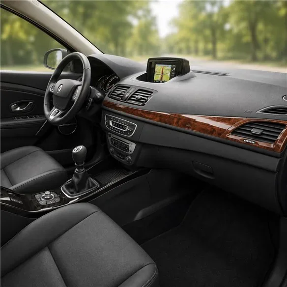 Renault Megane 4 BFB 2016 3D Armaturenbrett-Dekor-Set, 12 Teile