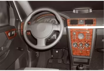 Opel Meriva 02.03 - 12.07 Mittelkonsole Armaturendekor Cockpit Dekor 17 -Teile