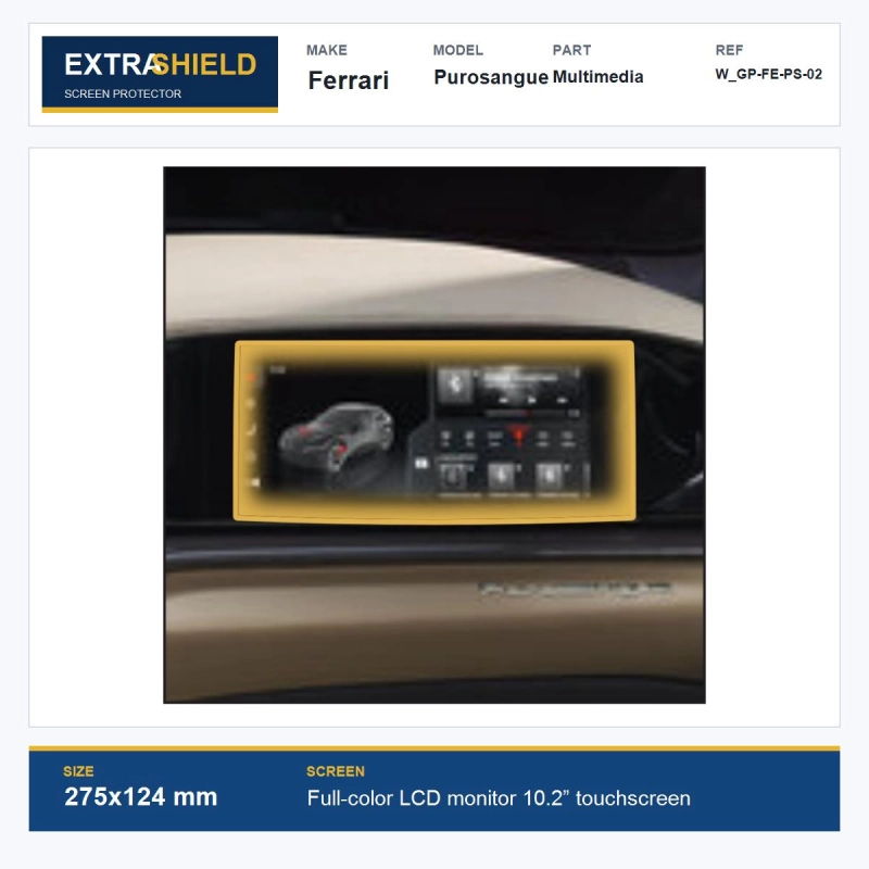 Ferrari Purosangue Multimedia ExtraShield Screen Protector