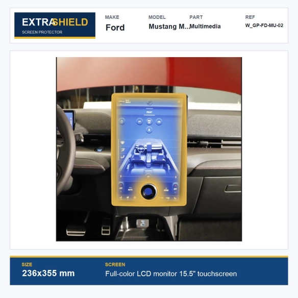 Ford Mustang Mach-E Multimedia ExtraShield Screen Protector