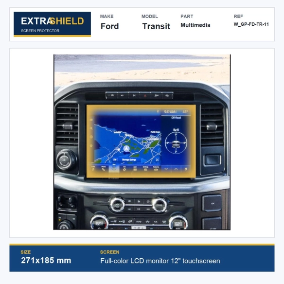 Ford Transit Multimedia ExtraShield Screen Protector