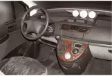 Peugeot 807 2002 Mittelkonsole Armaturendekor Cockpit Dekor 4-Teilige