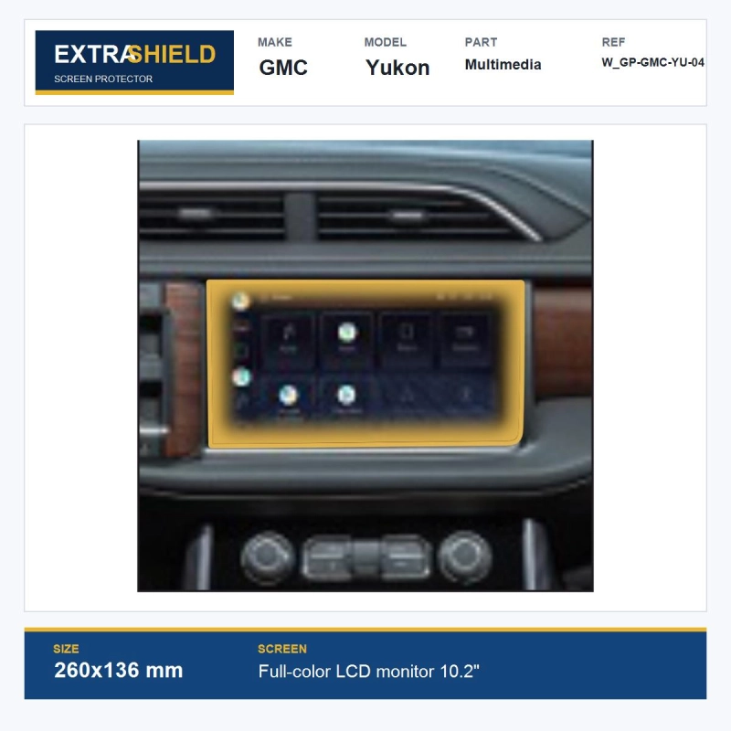 GMC Yukon Multimedia ExtraShield Screen Protector