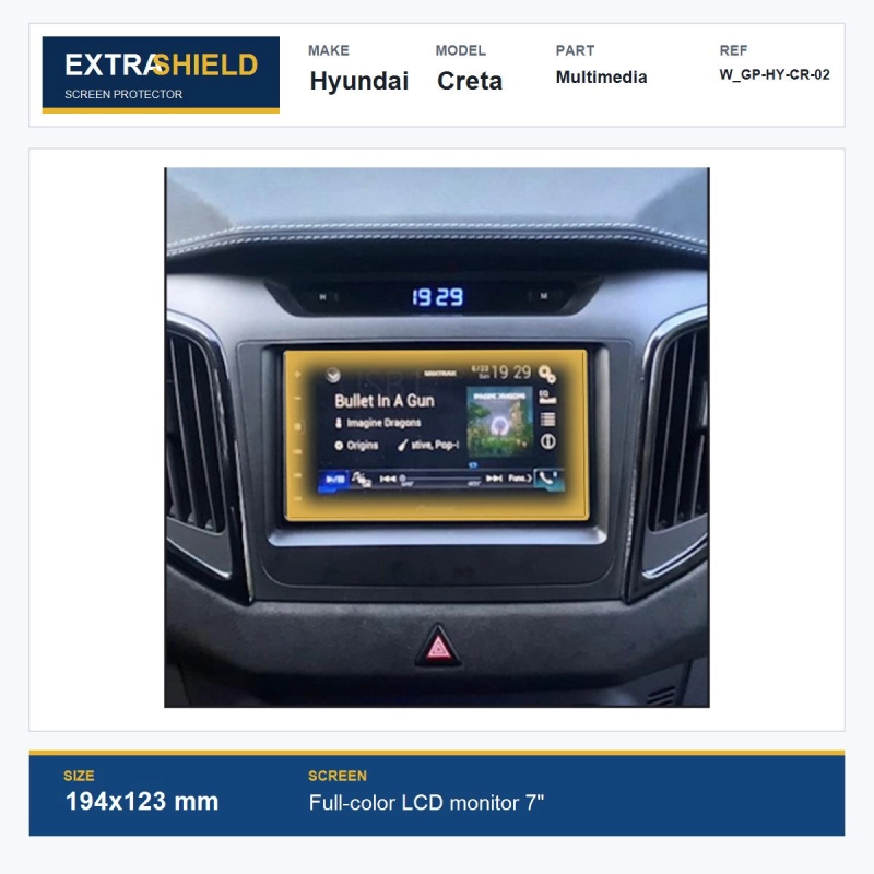 Hyundai Creta Multimedia ExtraShield Screen Protector