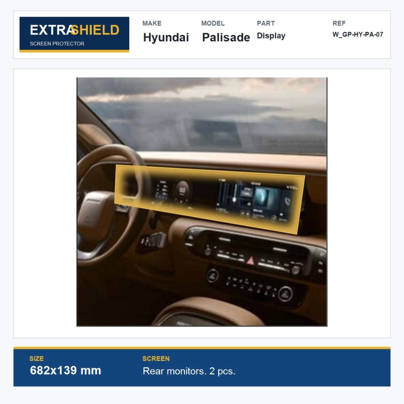 Hyundai Palisade Display ExtraShield Screen Protector