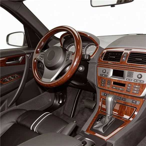 BMW X3 E83 2003+ 3D Armaturenbrett-Dekor-Set, 12 Teile