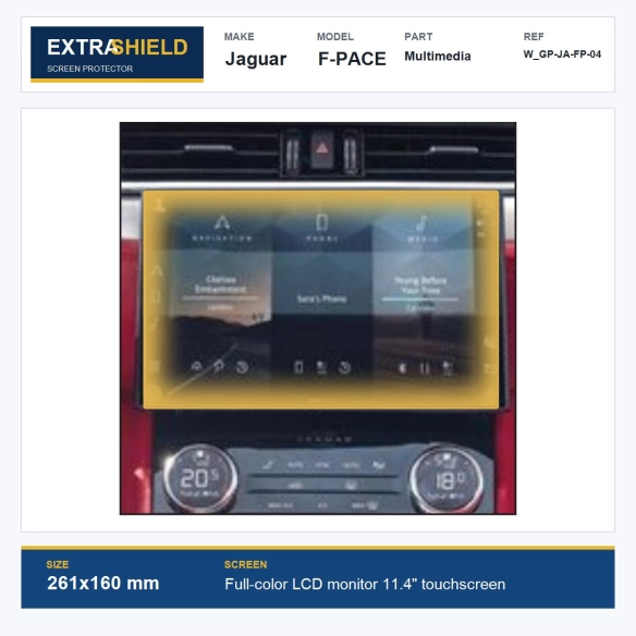 Jaguar F-PACE Multimedia ExtraShield Screen Protector