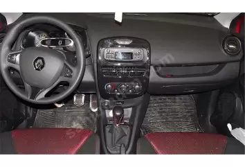 Renault Clio - 4 09.2012 Mittelkonsole Armaturendekor Cockpit Dekor 16 -Teile