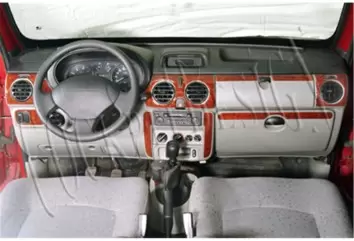 Renault Kangoo-Nissan Kubistar 98-08 Mittelkonsole Armaturendekor Cockpit Dekor 10-Teilige - 2- Cockpit Dekor Innenraum