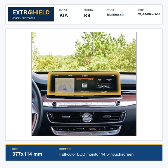 KIA K9 Multimedia ExtraShield Screen Protector