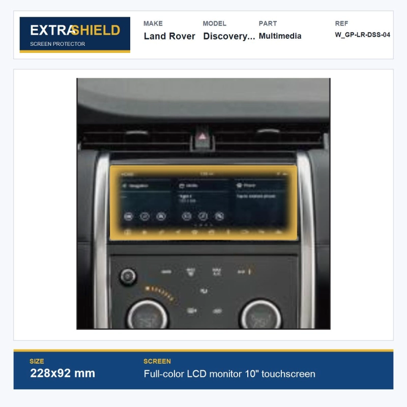 Land Rover Discovery Sport Multimedia ExtraShield Screen Protector