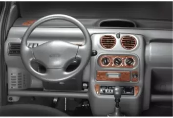 Renault Twingo 09.98 - 07.04 Mittelkonsole Armaturendekor Cockpit Dekor 12 -Teile