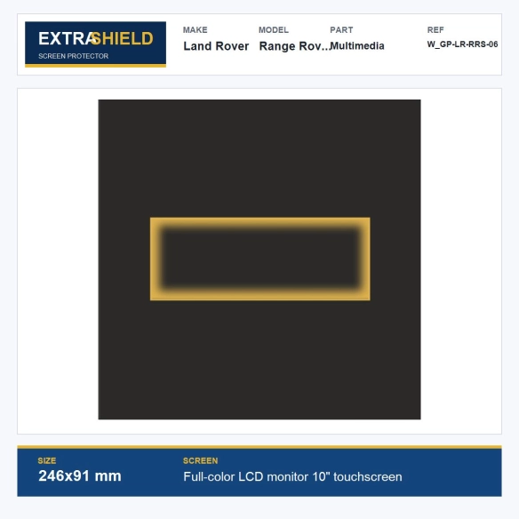 Land Rover Range Rover Sport Multimedia ExtraShield Screen Protector