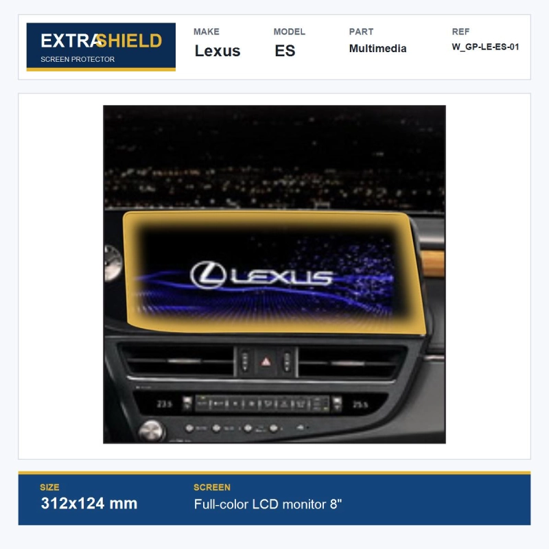 Lexus ES Multimedia ExtraShield Screen Protector