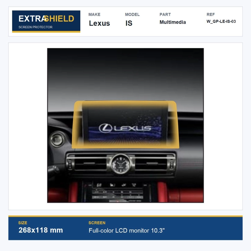 Lexus IS Multimedia ExtraShield Screen Protector