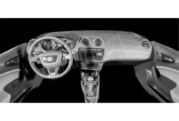 Seat Ibiza – Cordoba 01.2010 Mittelkonsole Armaturendekor Cockpit Dekor 25 -Teile