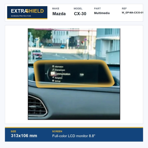 Mazda CX-30 Multimedia ExtraShield Screen Protector