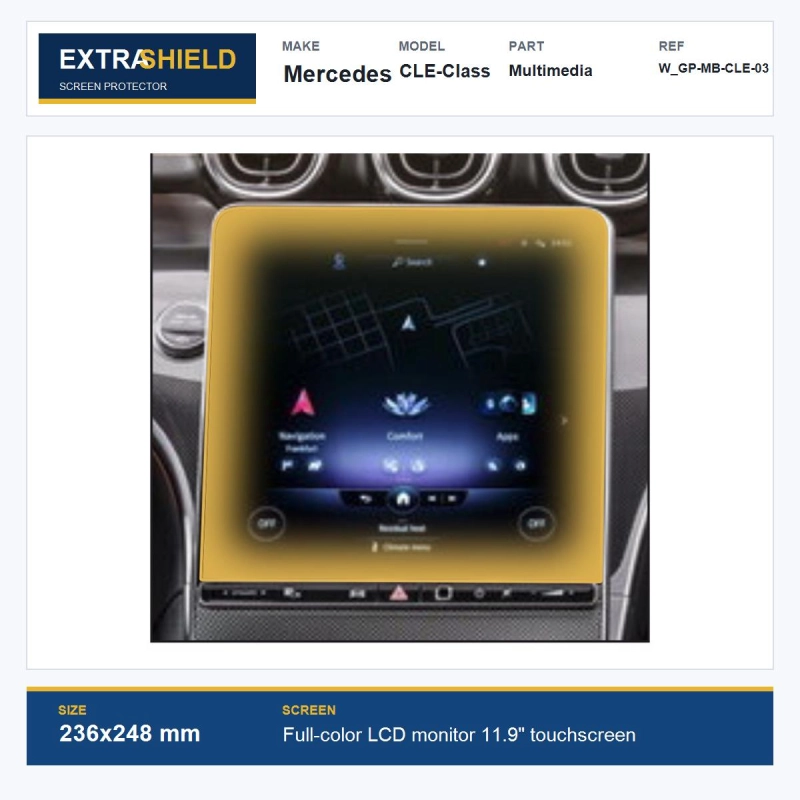 Mercedes CLE-Class Multimedia ExtraShield Screen Protector
