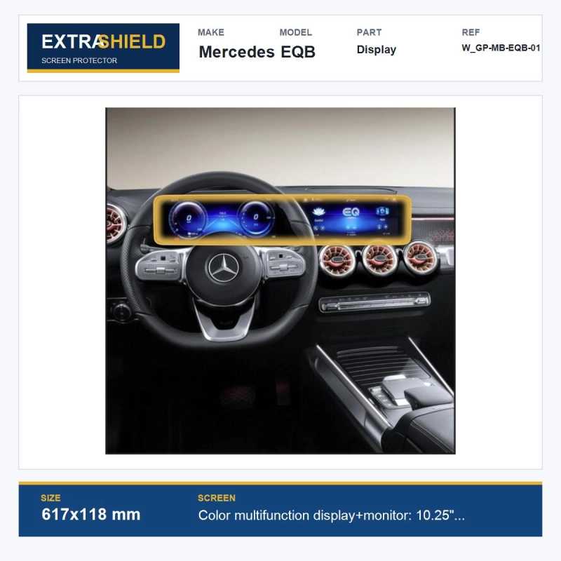 Mercedes EQB Display ExtraShield Screen Protector
