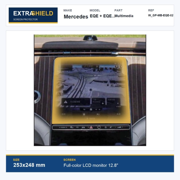 Mercedes EQE + EQE SUV Multimedia ExtraShield Screen Protector