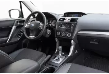 Subaru Forester 2014-2017 Mittelkonsole Armaturendekor Cockpit Dekor 28-Teilige - 1- Cockpit Dekor Innenraum