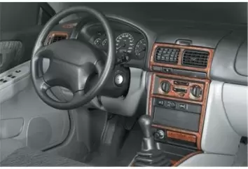 Subaru Impreza 10.98-12.00 Mittelkonsole Armaturendekor Cockpit Dekor 13-Teilige - 1- Cockpit Dekor Innenraum