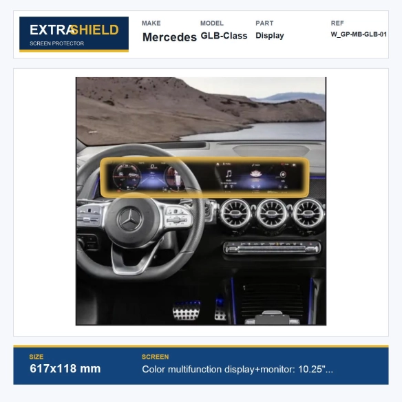 Mercedes GLB-Class Display ExtraShield Screen Protector