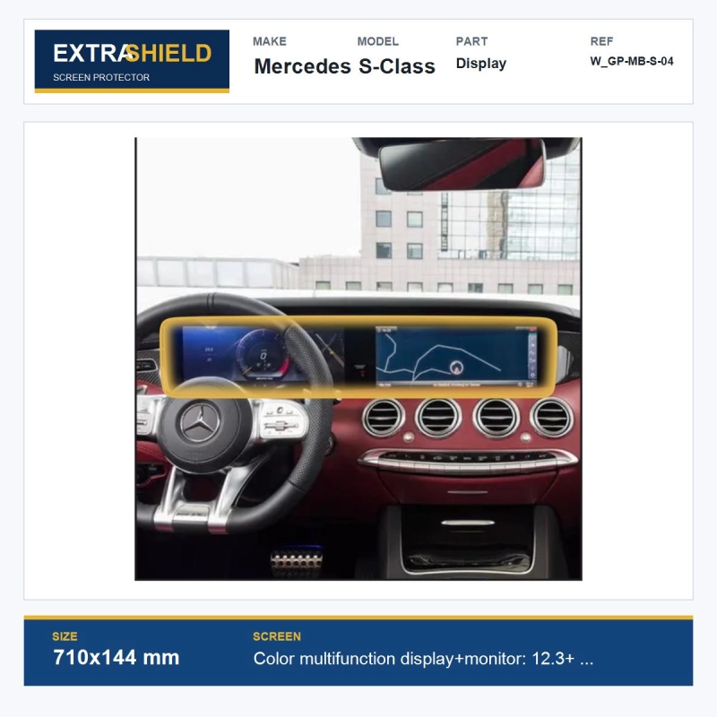 Mercedes S-Class Display ExtraShield Screen Protector