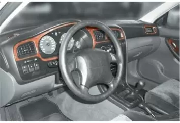 Subaru Legacy 04.99 - 12.04 Mittelkonsole Armaturendekor Cockpit Dekor 10 -Teile