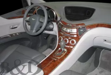 Subaru Tribeca 2006-2014 Mittelkonsole Armaturendekor Cockpit Dekor 52-Teile