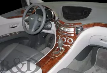 Subaru Tribeca 2006-2014 Mittelkonsole Armaturendekor Cockpit Dekor 52-Teilige - 1- Cockpit Dekor Innenraum