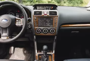 Subaru XV Crosstrek 2012-2017 Mittelkonsole Armaturendekor Cockpit Dekor 51-Teile