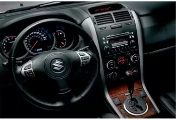 Suzuki Grand vitara 4x4 09.2005 Mittelkonsole Armaturendekor Cockpit Dekor 16-Teile